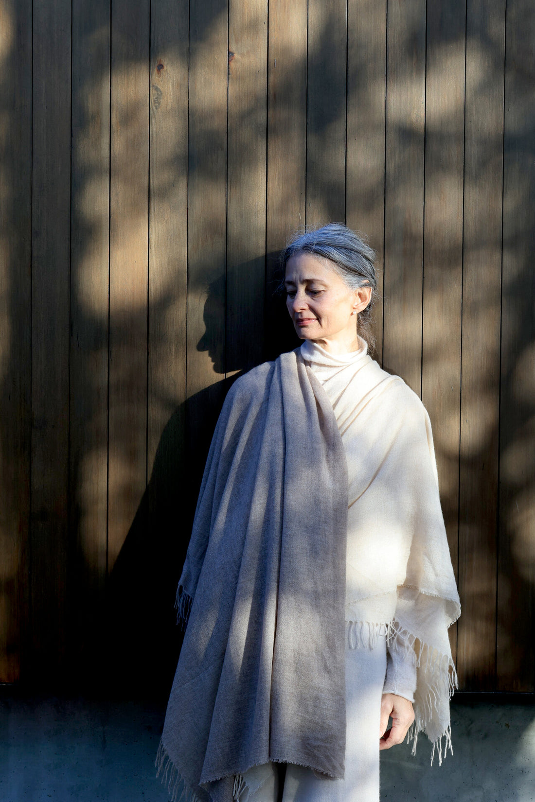 【Wellness】100% baby cashmere shawl