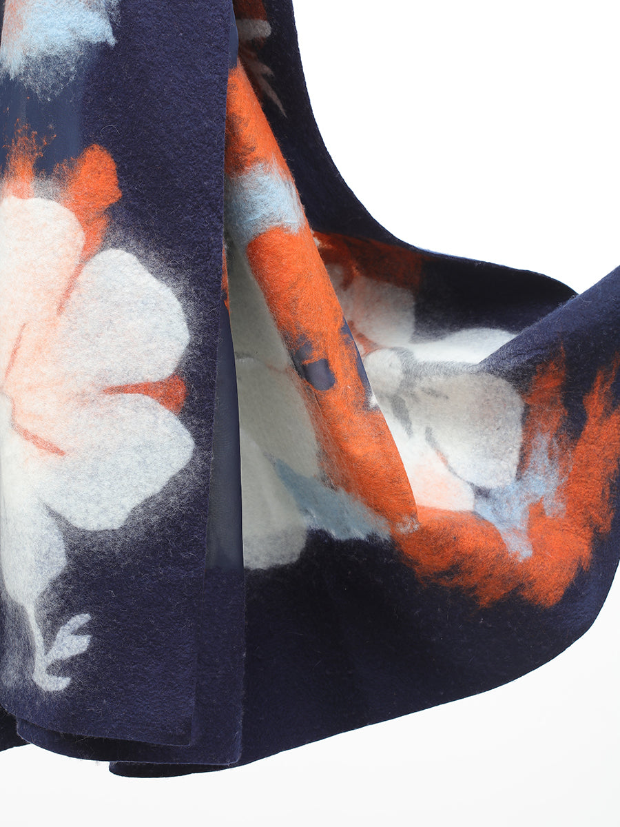 Felting cashmere throw